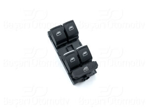 WISCO 1223199-00 | Volkswagen Passat B8 Dörtlü Cam Açma Düğmesi Nikelajlı 10 Pin