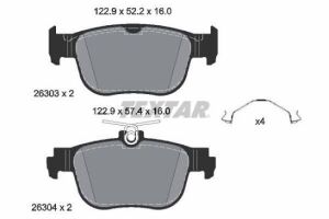 TEXTAR 2630301 | Volkswagen Golf Audi A3 Arka Fren Balatası