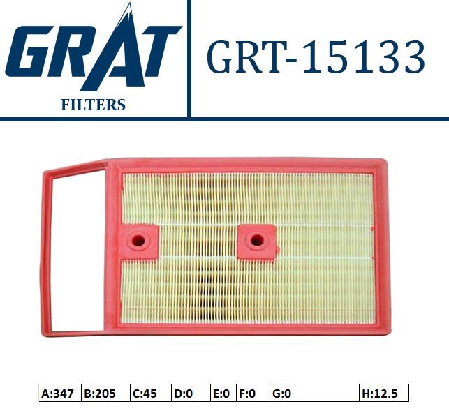 GRAT Hava Filtresi GRT-15133/S | 6C0129620D