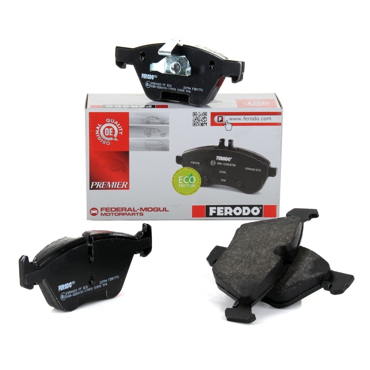 FERODO Ön Fren Balata Takımı FDB4380 | BMW F10 520d xDrive (34116858047)